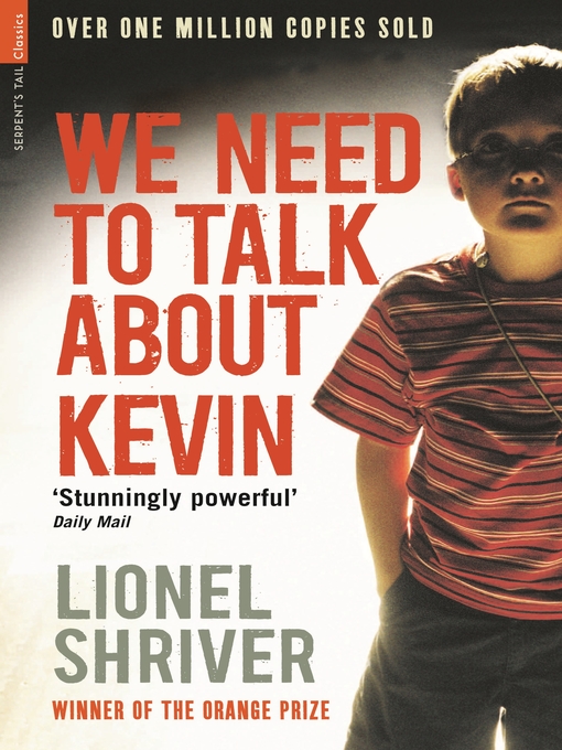 Title details for We Need to Talk About Kevin by Lionel Shriver - Wait list